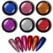 BISHENGYF Nail Titanium Powder Set - 6 Colors Jar Mirror Optical Metal Electroplating Chrome Powder for Manicure Art Decoration - Buy Online on GoSupps.com