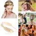 Roman Leaf Crown XCOZU Goddess Tiara Gold Leaf Band Crown of Leaves Girls Greek Gold Leaf Headband Bridal Headbands Gold Laurel Leaf Headdress Boho Headpiece Hairband - Buy Online on GoSupps.com