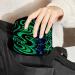 Period Bag Sanitary Napkin Storage & Makeup Pouch - Abstract Green Blue Color - Buy Online on GoSupps.com