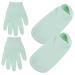 POPETPOP POPETPOP Moisturizing Socks for Women and Men Pack of 4 Gel Socks for Dry Hands and Feet Random Color