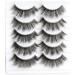5 Pairs False Eyelashes Natural Fake Eyelashes Fluffy Hand-made Eyelashes Extension (3D301) - Buy Online on GoSupps.com