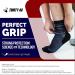 Thirty48 Plantar Fasciitis Compression Socks - 20-30 mmHg Foot Sleeves for Arch & Heel Support - Reduce Swelling & Boost Circulation - Black, Medium - Buy Online on GoSupps.com