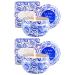 La Jol e Muse Citronella Candles in Tin Set of 2 185g*2 (6.5oz*2) Soy Wax Citronella Oil Outdoor Candle 35-45 hrs*2 Candle Gift Set