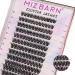 MIZ BARN Lash Clusters 144pcs Lash Extension D Curl Eyelash Clusters 12-18mm individual Lashes Fluffy False Eyelashes Clusters DIY at Home (D-12-18 MIX)(DIY 10)