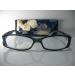 Foster Grant Posh Blue & Silver Flower Fashion Womens Reading Glasses w/Case +2.75 Free Hard CASE + Microfiber Cloth