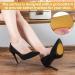 Cuneai Non-Slip Shoe Pads - Yellow, 3 Pairs - Anti-Slip Sole Protectors for High Heels - Men and Women - Buy Online on GoSupps.com