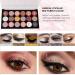 Eye Shadow Palette Set | Waterproof 18 Colors Natural Shades | Matte Shimmer Eyeshadow for Neutral Smoky Eye Makeup | Gift for Girlfriend Mom Friend Goforwealth - Buy Online on GoSupps.com