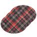 3-Pack Cleaning Kitchen Sponges Oval Red and Black Plaid Kitchen Cellulose Dishwashing Wood Pulp Cotton one sizex3 Red and Black Plaid