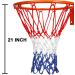 LAO XUE 2022 Upgraded Heavy Duty Basketball Net | All-Weather 21in Rainproof Sunscreen | Indoor & Outdoor Replacement Net 12 Loops (6.88 oz) - Buy Online on GoSupps.com