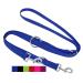 Dey - Premium dog leash nylon 2m |3 -way adjustable |For small medium -sized and large dogs |Lots of colors | Doubleein dog cat puppy |Schleppline | Guide line |Puppy leash |Blue S S - 1.5 x 200 cm blue