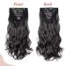 Buy Tess Clip-In Hair Extensions | Real Hair 60cm Black - 18 Clips 140g - Affordable Quality - Buy Online on GoSupps.com