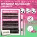 Buy Eefofnn Lash Clusters Kit - 60D 80D 100D Fluffy Eyelash Extensions for Beginners | Thick Volume Cluster Kit with Bond Seal & Tweezers - 12-18mm DIY - Buy Online on GoSupps.com