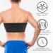 ORTONYX Broken Rib Brace Unisex - Elastic Chest Wrap Compression Support Belt | Rehabilitation for Cracked, Fractured, Dislocated Ribs | Post-Surgery Aid | L/XXL (35-52) Black - Buy Online on GoSupps.com
