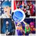 Blue Temporary Hair Dye Wax - Washable Color Cream for DIY Hairstyles | All-Day Hold for Men & Women | Perfect for Halloween Parties (4.23 Oz - Buy Online on GoSupps.com