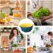 Vegetable Washing | 2 in 1 Colanders for Food Fruit and Vegetables - Washing Fruit and Vegetables Food Quality Drain Filter 2 in 1 Colander Fulenyi - Buy Online on GoSupps.com