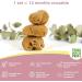 tom&pat Menstrual Sponge with String Alternative to Soft Tampon and Menstrual disc - DERMATEST: Very Good with Travel Change case Natural Sponge Washable & Reusable (Size M / 3 x 5-7 cm) - Buy Online on GoSupps.com