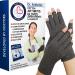 Designed by doctors compression gloves/arthrosis gloves hand bandage for tendonitis and arthritis comfortable and supportive fingerless arthritis gloves 1 pair S S 1 pair