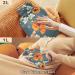 Buy NAANLE Vintage Goose Transparent Hot Water Bottle - 2L for Menstrual Cramps Pain Relief & Heat Therapy - Flower Poppy Design - Buy Online on GoSupps.com