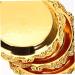 OFFSCH 6pcs Dried Fruit Plate Veggie Pasta Fruit Trays for Serving for Party Chips and Dip Serving Dish 10x10cm Golden - Buy Online on GoSupps.com