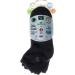 Earth Therapeutics Aloe Vera Socks - Aloe Vera & Vitamin E Infused For Dry Feet, Cracked Heels, Calluses - 2 Pairs Black/Black - Buy Online on GoSupps.com