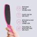 Wide Emery Foot File - Double-Sided Pedicure Tool for Cracked Heels & Callus Removal | Colossal Foot Scrubber for Men & Women - Hot Pink - Buy Online on GoSupps.com
