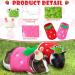 4-Piece Guinea Pig Outfit Set: 2 Clothes & 2 Mini Hats with Adjustable Strap - Frog Style Guinea Pig, Hamster, Bunny Warm Vest & Hand-Knitted Hat Bundle - Buy Online on GoSupps.com