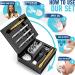 Teeth Whitening Kit - Snow LED Light & Charcoal Toothpaste | 17 Piece Set for a White Smile - Buy Online on GoSupps.com