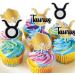 18pcs Taurus Happy Birthday Cupcake Topper April May Happy Birthday 12 Constellations Horoscope Zodiac Themed Birthday Party Decorations - Buy Online on GoSupps.com