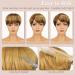 Fereowth Ombre Brown Pixie Cut Wig - Premium Real Hair Short Straight Wig for Women (1B/30) - Versatile & Stylish - Buy Online on GoSupps.com