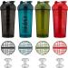 Hydracup 8 Pack - 28 OZ Shaker Bottles for Protein Shakes | Dual Blender Wire Whisk BPA Free | 8 Color Blender Set - Buy Online on GoSupps.com