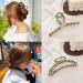 5 Pcs Large Metal Claw Clips for Thick Hair - Gold Leopard Print Jaw Clips for Women - Buy Online on GoSupps.com