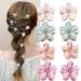 Cute Butterfly Hair Claw Clips - 8 Pack Strong Hold Barrettes for Girls and Women - Buy Online on GoSupps.com
