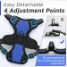 Buy Eagloo Anti-Train Dog Harness for Small Dogs - Adjustable Durable Reflective Strips for Walking & Jogging - XS Blue (1 Pack) - Buy Online on GoSupps.com