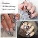 CAMLO 3D Cross Nail Art Charms - Silver Chrome Mixed Styles for DIY Manicure Decor - Buy Online on GoSupps.com