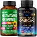 NUTRAHARMONY Multivitamins for Women Capsules & Omega 3 Fish Oil Softgels