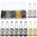 500 Metal Gourd Pin Safety Bulb Pins for Sewing Crafts - Silver, Black, Gold & Bronze - Buy Online on GoSupps.com
