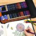XingFu Tree 50 Colored Pencils Set with Canvas Wrap - Rich Pigments for Professional Sketching and Coloring - Buy Online on GoSupps.com