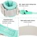 Blisstime Toddler Leash Anti Lost Wrist Link 4.9ft Green - Safety Wristband for Babies & Children - Buy Online on GoSupps.com