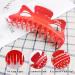 1st Choice Jumbo Claw Clip - Nonslip Hair Holder for All Hair Types, Red, 5-18 - Women's Clip Accessories - Buy Online on GoSupps.com