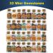 32-Piece AMBER IMPRINT Witchcraft Crystals Set with Wooden Tray - Chakra Healing Crystals in Gift Package - Witchcraft Supplies for Beginners - Buy Online on GoSupps.com