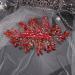 Aimimier Bridal Red Hair Comb - Ruby Sapphire Emerald Amethyst Crystal Hair Piece for Wedding - Buy Online on GoSupps.com