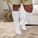 Core-Spun Padded Knee High Socks 20-30 mmHg - Large Black | Comfort & Compression for Every Step - Buy Online on GoSupps.com