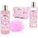 Brubaker Cosmetics XXL Bath & Shower Set - Thanks Mama Gift Set with Roses & Vanilla Fragrance - Perfect Mother's Day Gift in Decorative Pink Basket - Buy Online on GoSupps.com