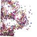Housoutil Metallic Chips 1 Glass Chip Nail Stickers Manicure 3D Colored Vases 0.5X0.3cm Colorful