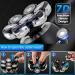 SULIVES 7D Electric Head Shaver for Bald Men - 6-in-1 Grooming Kit with Wireless Charging Base - Buy Online on GoSupps.com