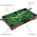 Mini Tabletop Pool Set- Billiards Game Includes Game Balls  Sticks  Chalk  Brush and Triangle-Portable and Fun for the Whole Family by Hey! Play!  green  12.2x20.2x3.5  (15-3152) Mini Billiards - Buy Online on GoSupps.com