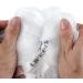 Lifeforce Shower Puff Loofah 60g - Set of 6 Exfoliating Bath Sponges for Adults - Soft Mesh Body Sponge in Classic Black & White Colors - Buy Online on GoSupps.com