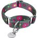 Then martingal collars for dogs adjustable-heavy duty-soft-glatted light they go for large/small dogs (middle 2.5cm wide graphite gray and sunflower) mean 2.5cm wide graphite gray and sunflower