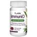 YumV's Elderberry Vitamin C & Vitamin D Triple Defense Berry Flavor 25 mcg (1000 IU) 60 Gummies