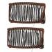 Vintage Tire Comb Lightweight Portable Banana Hair Clips Easy Operation 2 Pieces Strong and Durable for Office (#1) - Buy Online on GoSupps.com